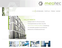 Tablet Screenshot of meotec.eu